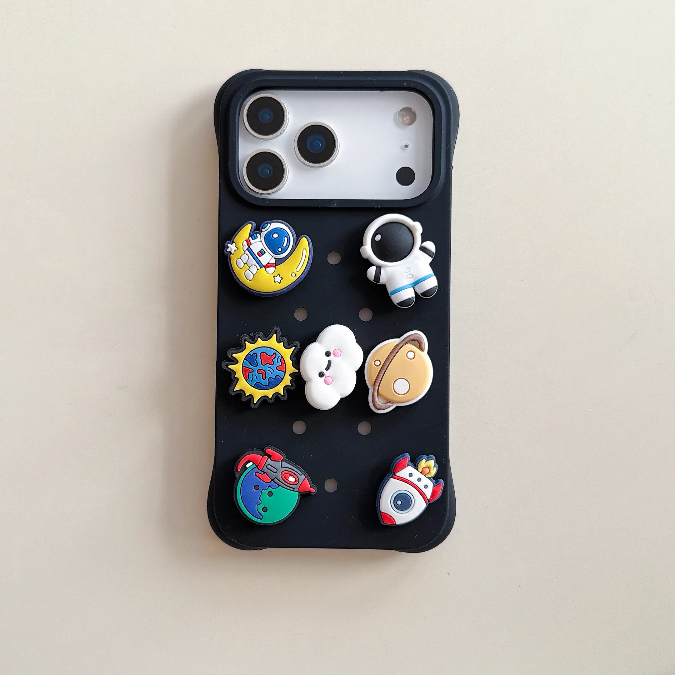 Creative DIY Crocs Charm Soft Silicone Phone Case