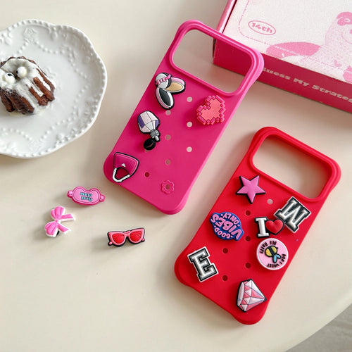 Creative DIY Crocs Charm Soft Silicone Phone Case