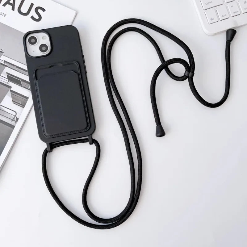 Crossboby Lanyard Rope Phone Case