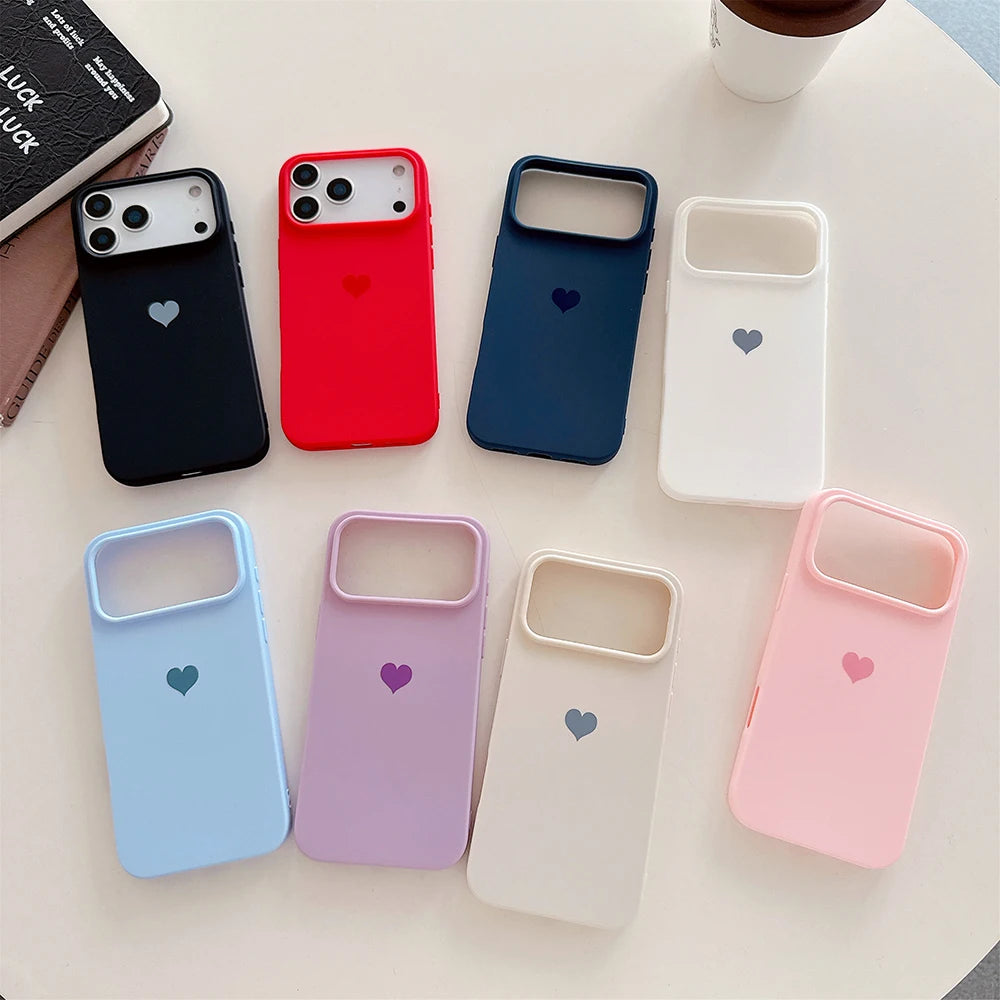 Love Candy Color Silicone Soft Case for iPhone
