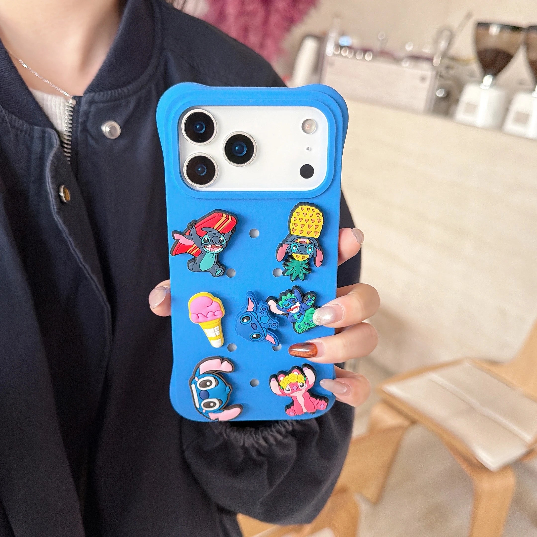 Creative DIY Crocs Charm Soft Silicone Phone Case