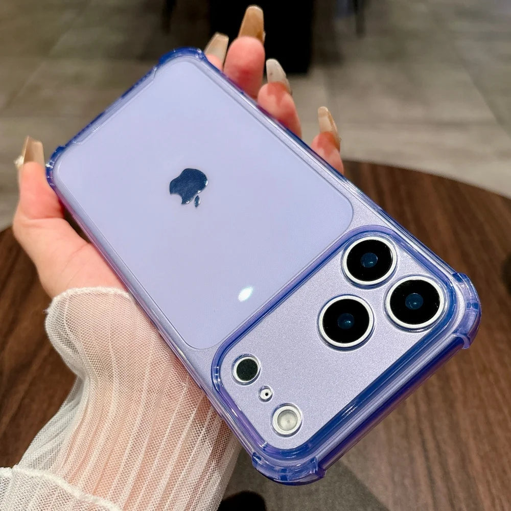 Shockproof Neon Soft TPU Clear Case for iPhone