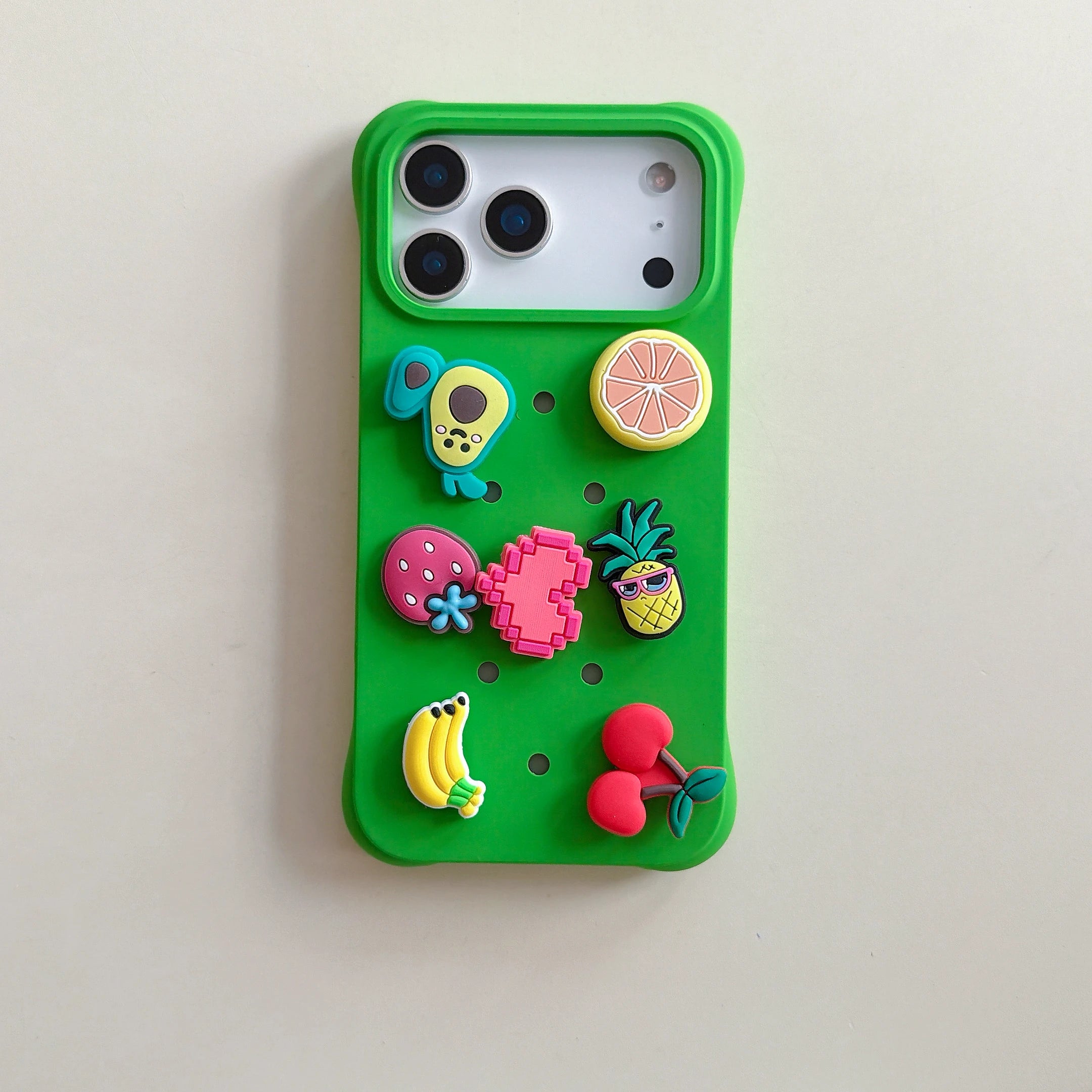 Creative DIY Crocs Charm Soft Silicone Phone Case