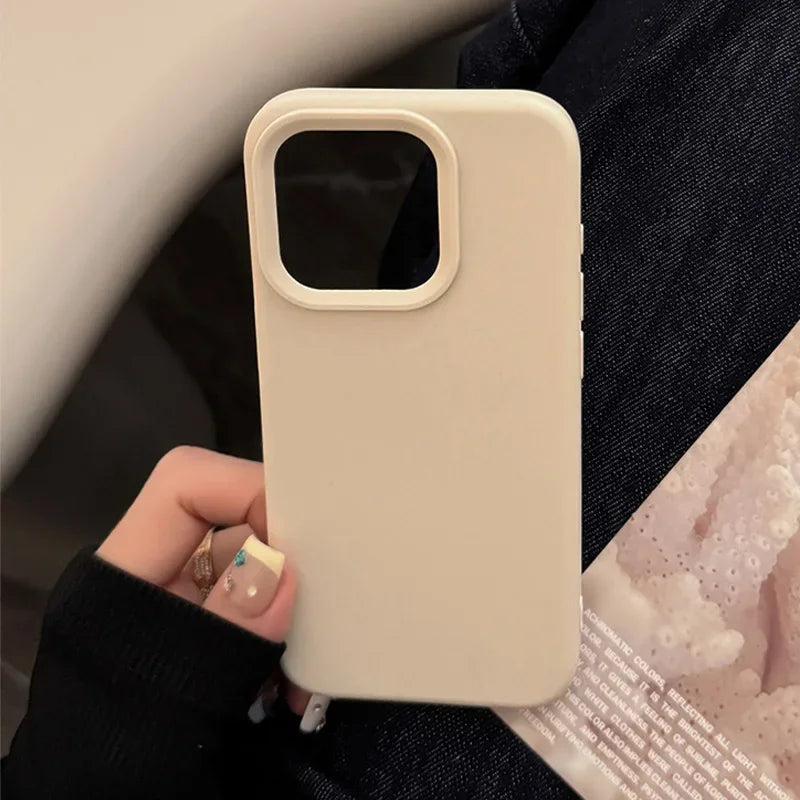 Plain colored silicone phone case