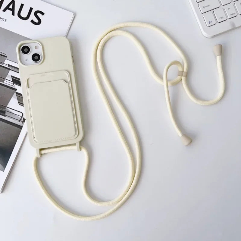 Crossboby Lanyard Rope Phone Case
