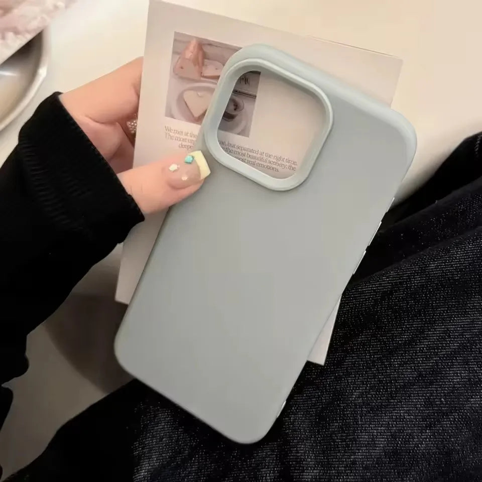 Plain colored silicone phone case