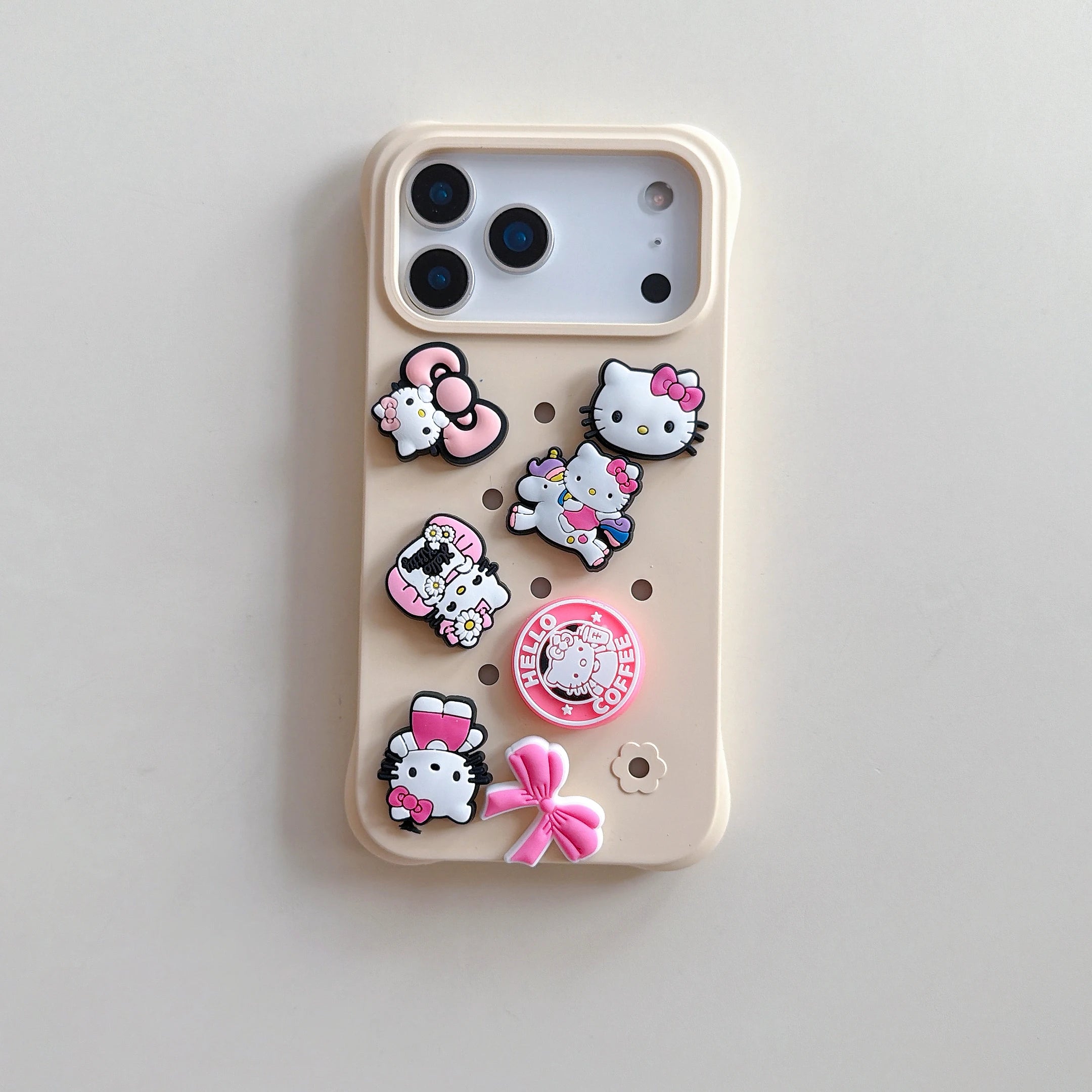 Creative DIY Crocs Charm Soft Silicone Phone Case
