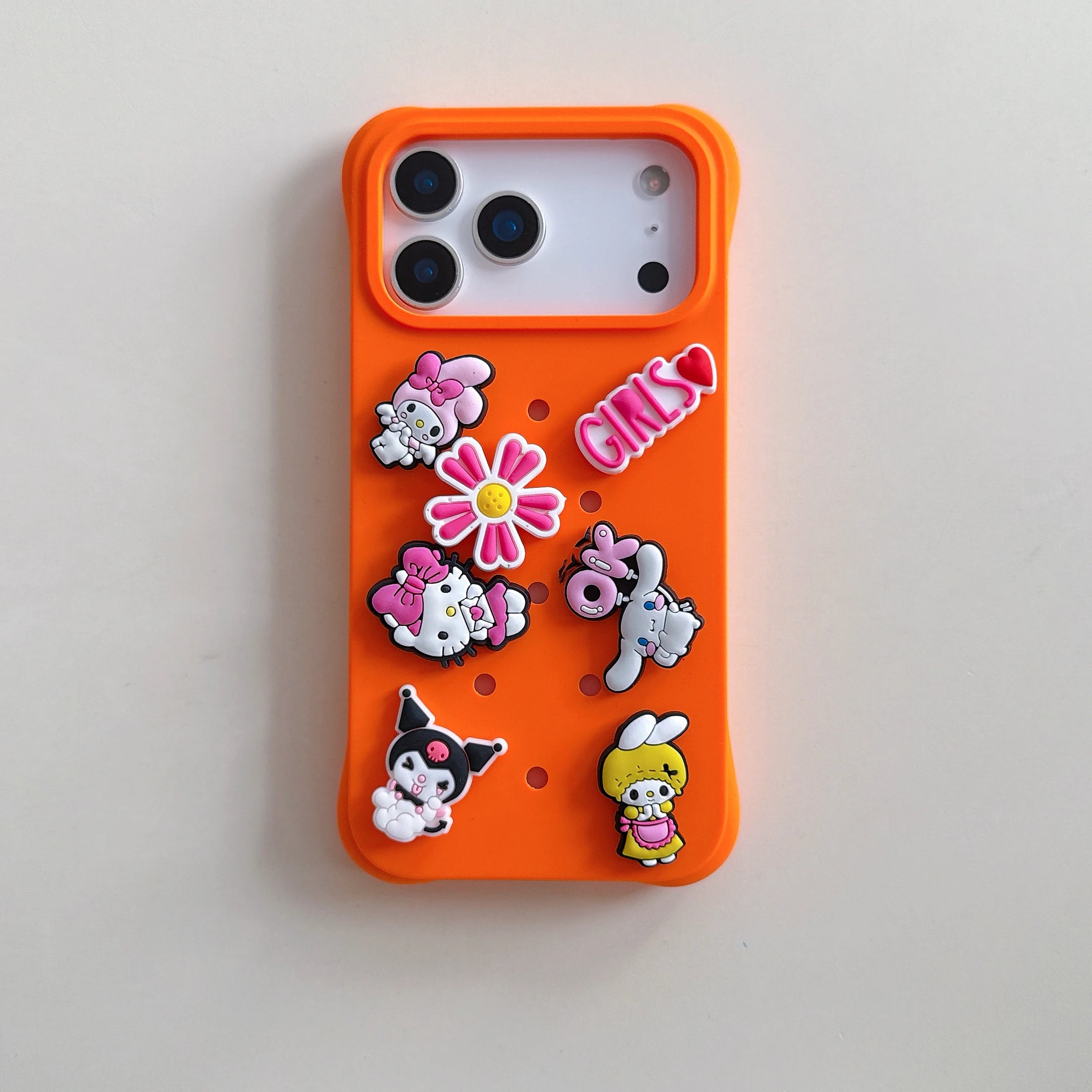 Creative DIY Crocs Charm Soft Silicone Phone Case