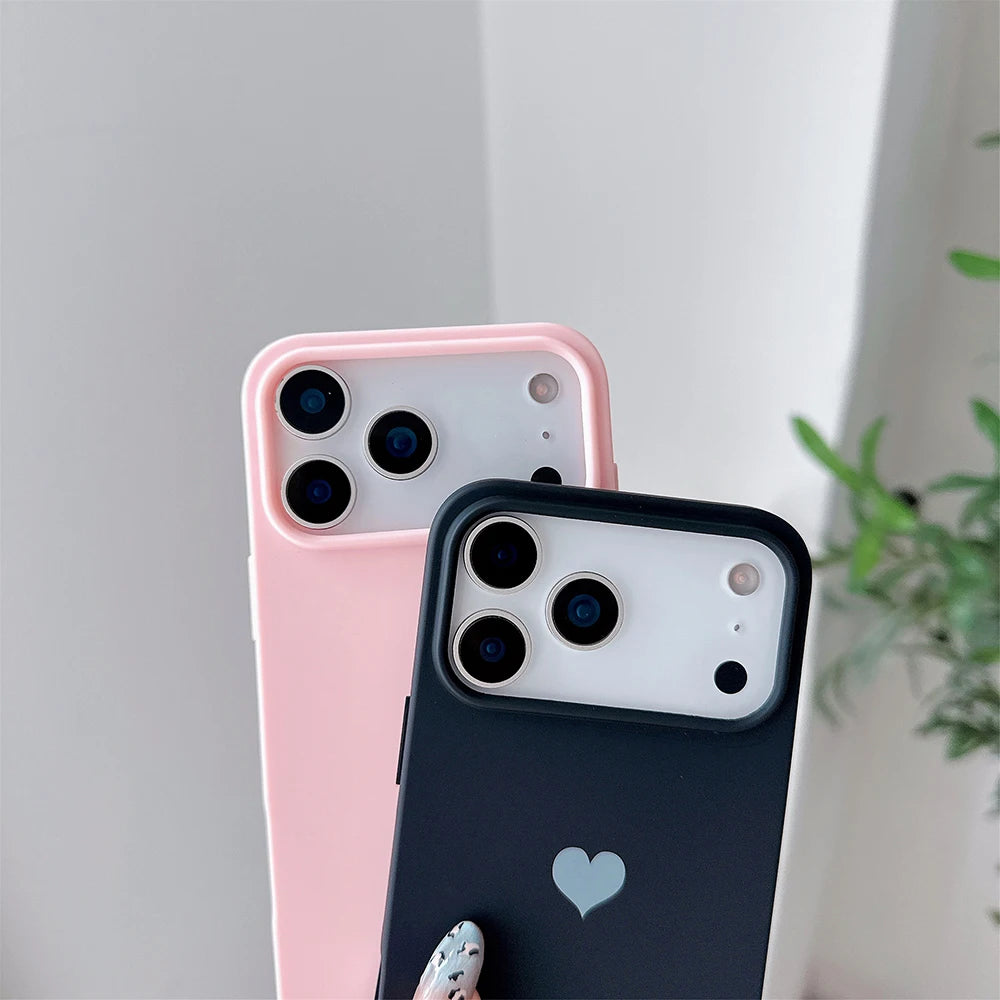 Love Candy Color Silicone Soft Case for iPhone
