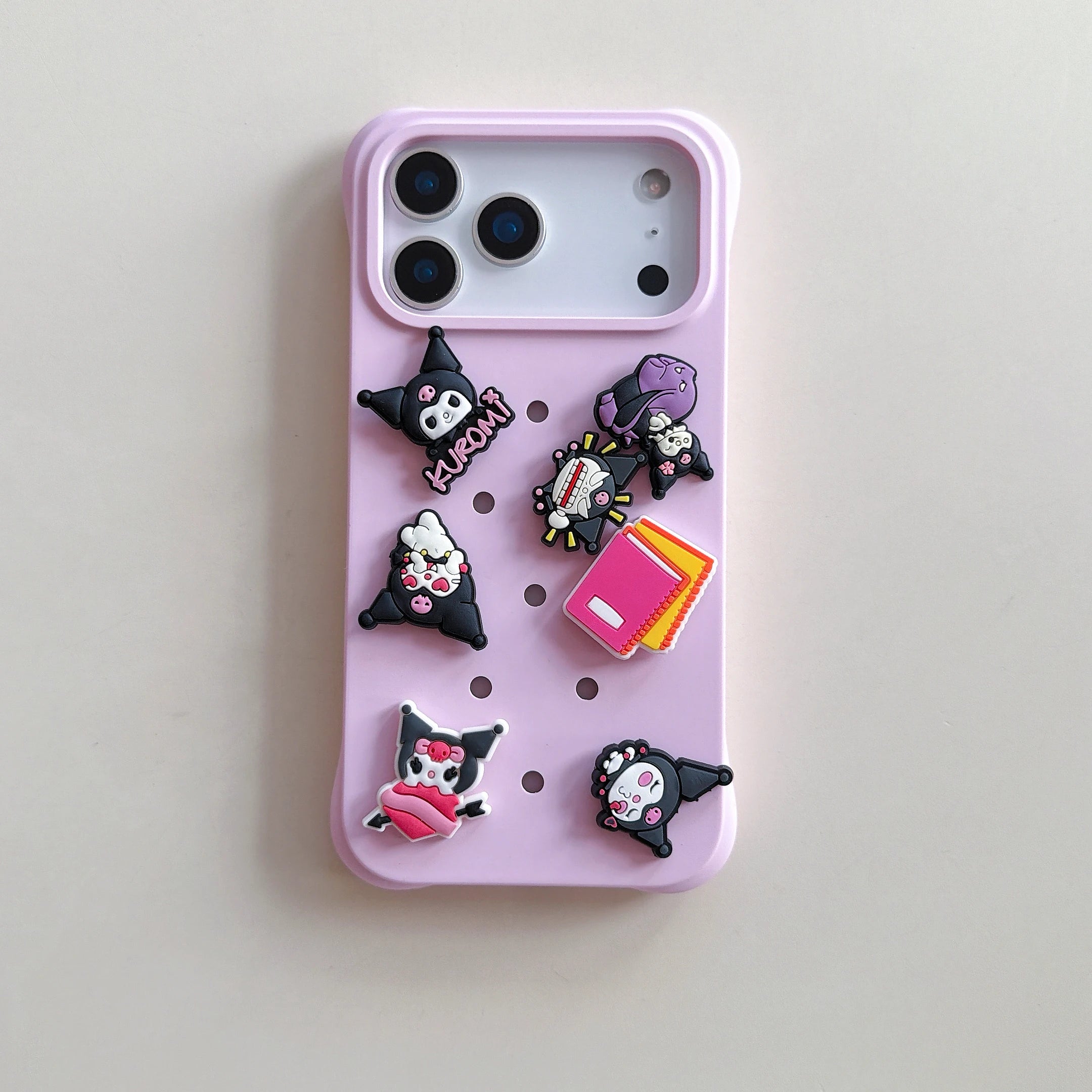 Creative DIY Crocs Charm Soft Silicone Phone Case