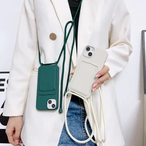 Crossboby Lanyard Rope Phone Case