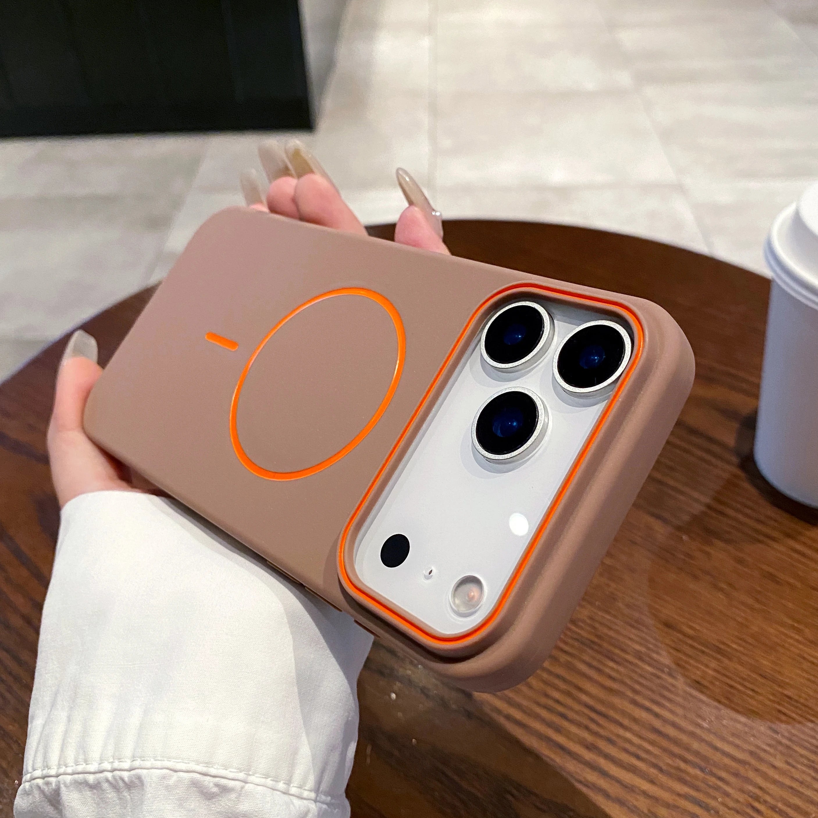 Ultrathin Simple Magnetic Phone Case for iPhone