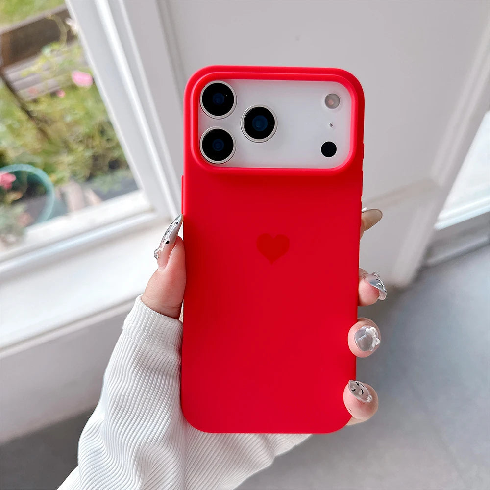 Love Candy Color Silicone Soft Case for iPhone